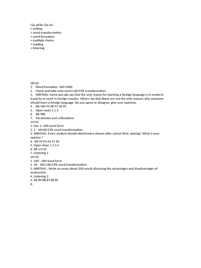 CAE/CPE Exam Preparation Guide | PDF