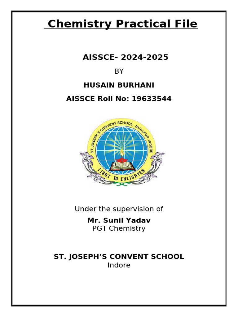 FRONT PAGE Practical | PDF