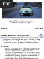 IMC Case Analysis BMW Z3 Roadster