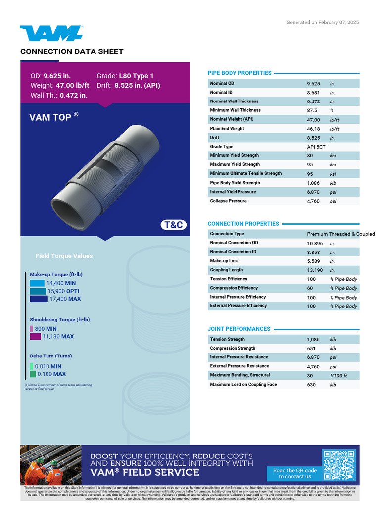 API 5CT L80 Pipe Body Specifications | PDF | Pipe (Fluid Conveyance ...
