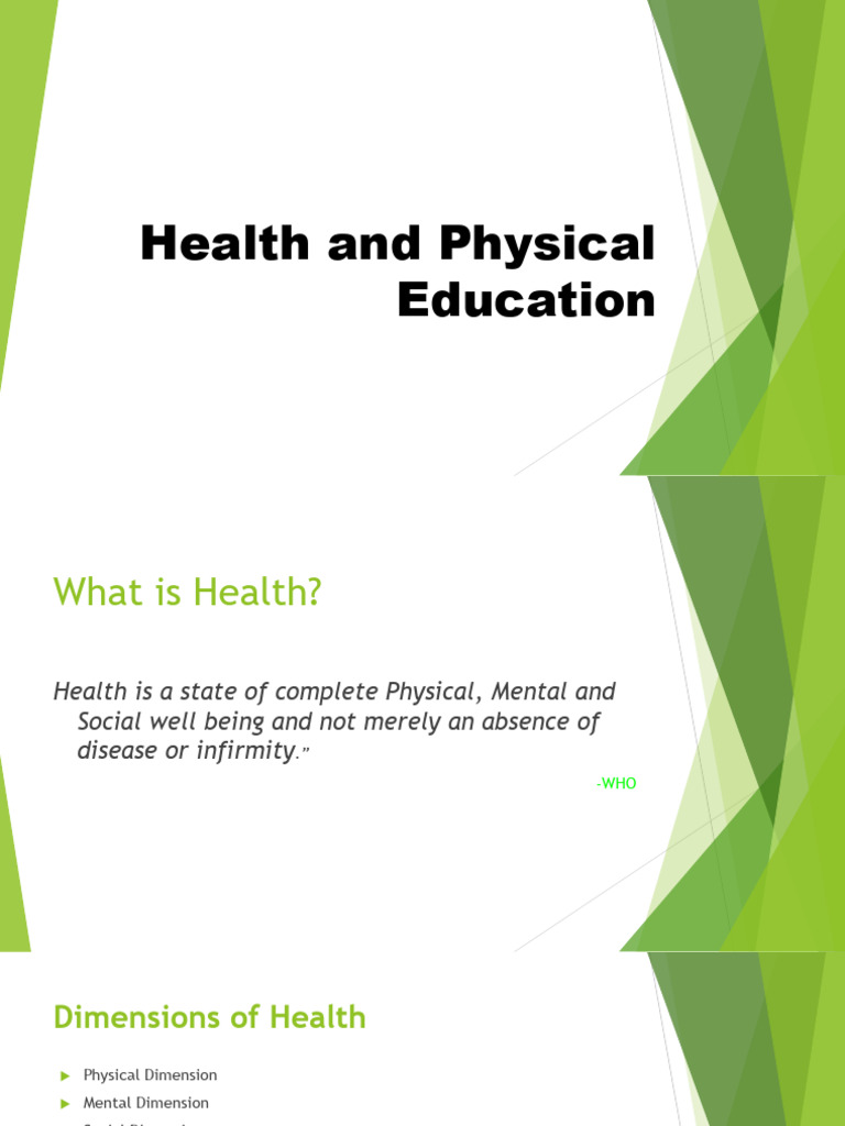 Health and Physical Education | PDF | Emotions | Well Being