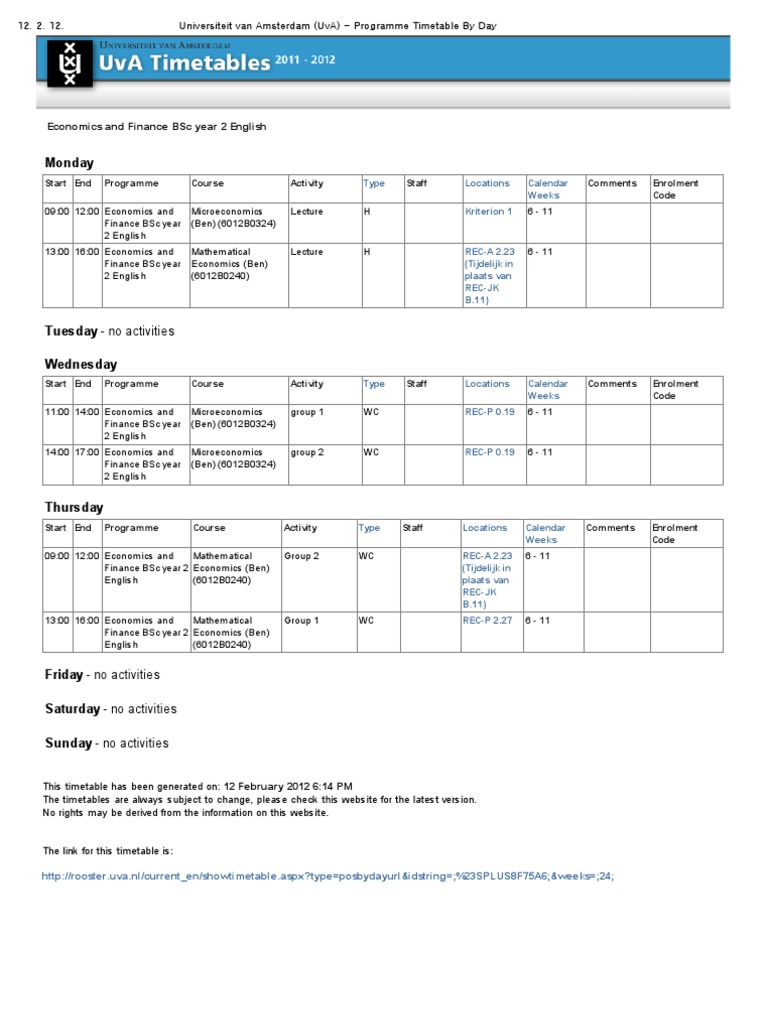 universiteit-van-amsterdam-uva-programme-timetable-by-day-pdf