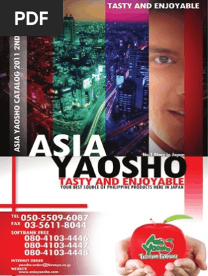 Asia Yaosho Catalog 11 12 Spaghetti Cakes