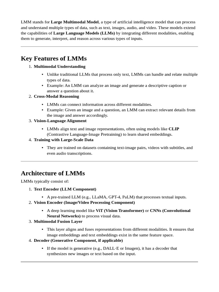 Understanding Large Multimodal Models | PDF
