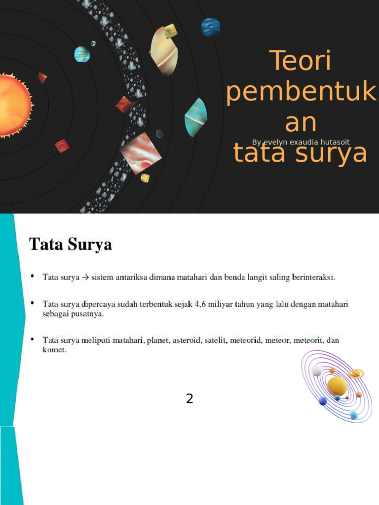 Teori Pembentukan Tata Surya | PDF
