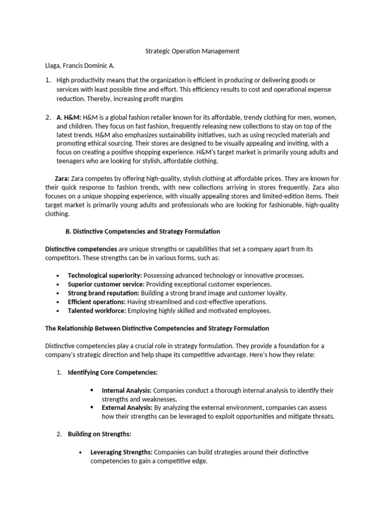Strategic Operation Management | PDF | Automated Teller Machine ...