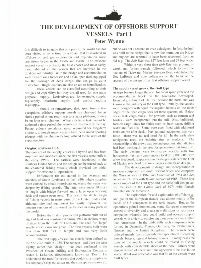 OSV Development | PDF