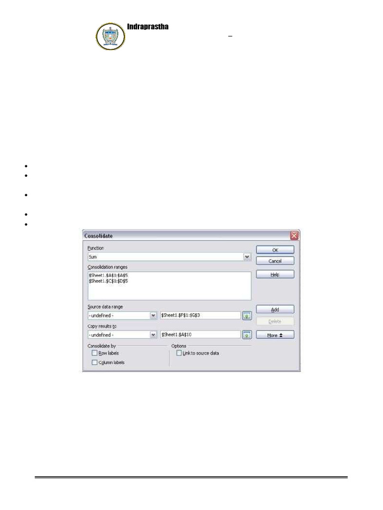 Advanced Electronic Spreadsheet Techniques | PDF | Spreadsheet | Hyperlink