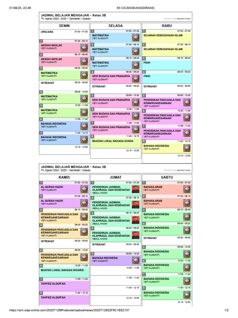 Kelas 3B | PDF