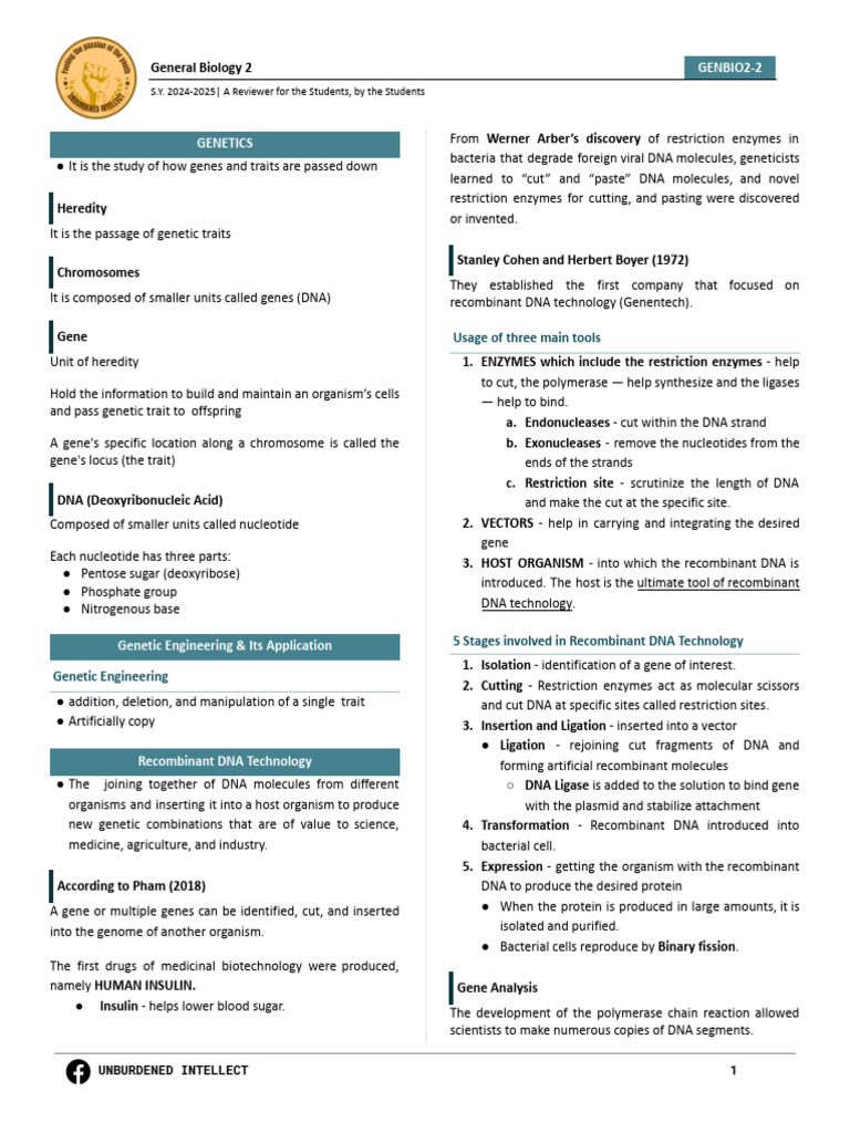 Genetics and Genetic Engineering Review | PDF | Dominance (Genetics ...