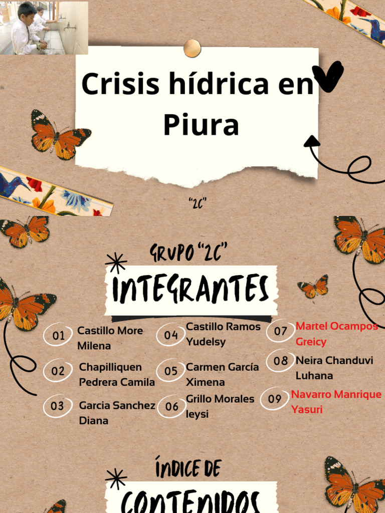 Crisis Hídrica en Piura: Impacto y Soluciones | PDF | Escasez de agua ...
