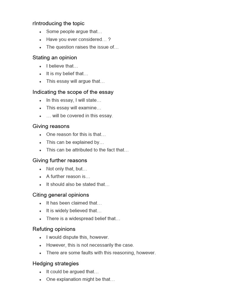 Linking Words | PDF | Reason | Essays