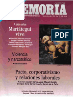 Memoria, Nº 072, Noviembre 1994