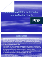 Gestiunea Datelor Multimedia Cu Inter Media Oracle