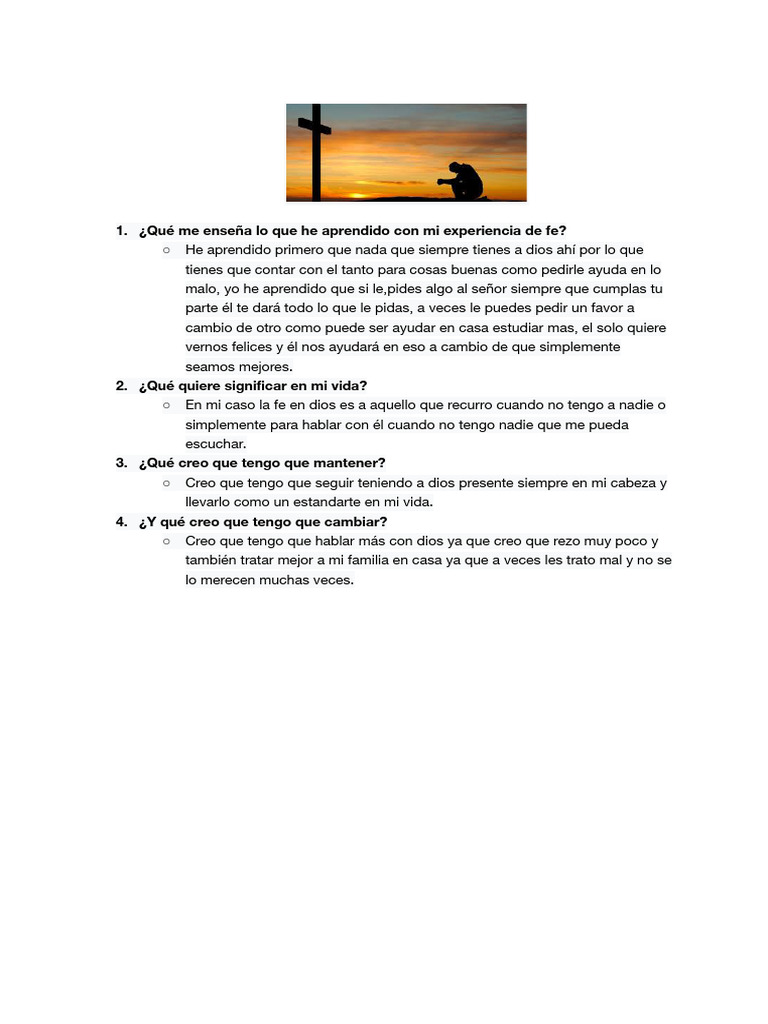 Reflexiones sobre la fe y la familia | PDF