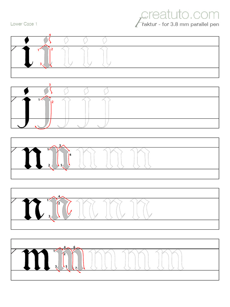 Lower Case 1-1 | PDF