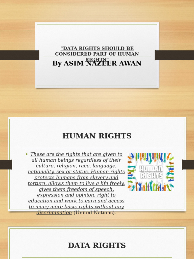 Data Rights as Human Rights Explained | PDF | Human Rights | Justice
