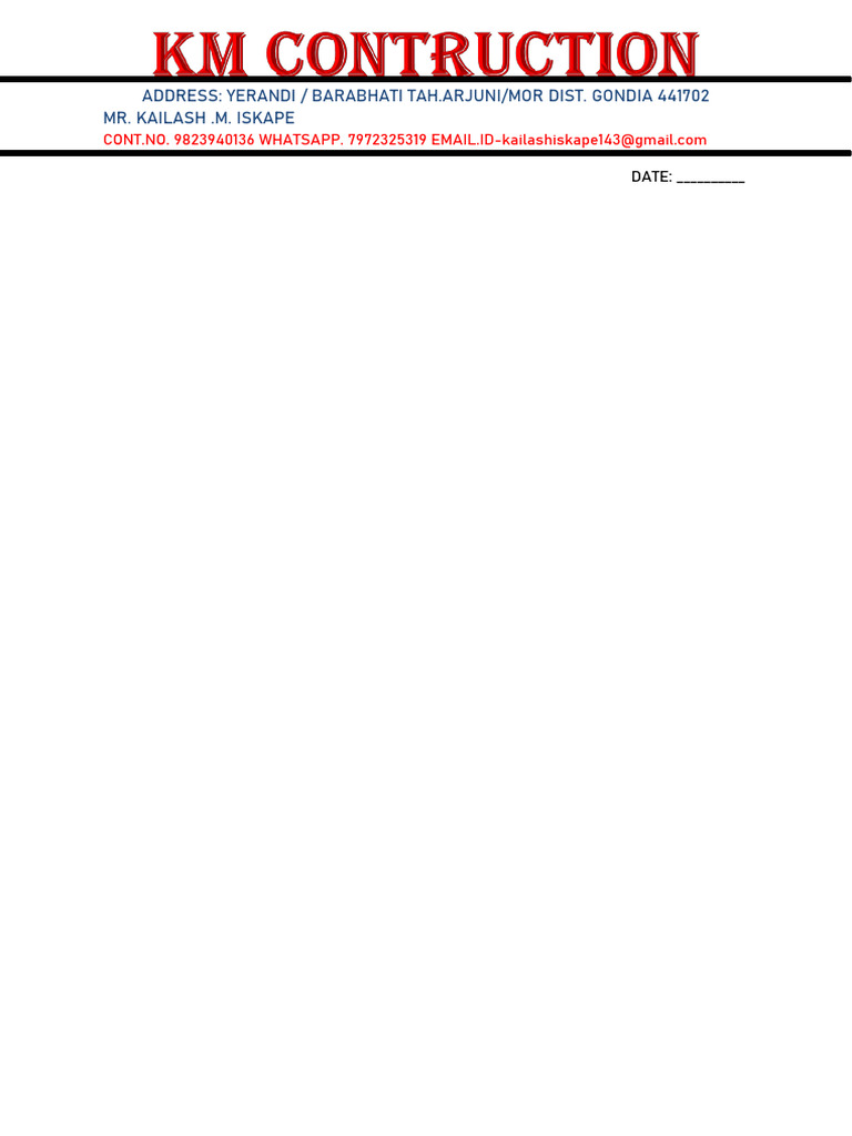 KM Letterhead | PDF