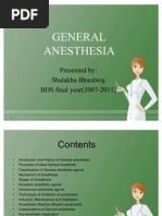 Download General anesthesia by Shalakha Bhardwaj SN82549368 doc pdf