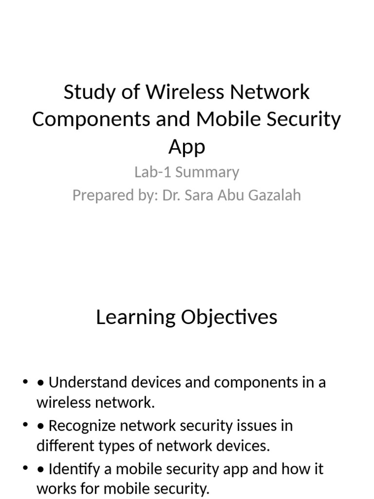 Lab1 summary pdf computer network mobile app
