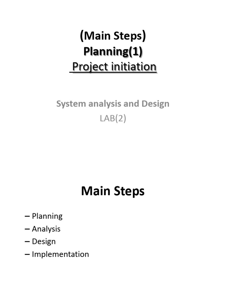 Project Feasibility Analysis Steps | PDF