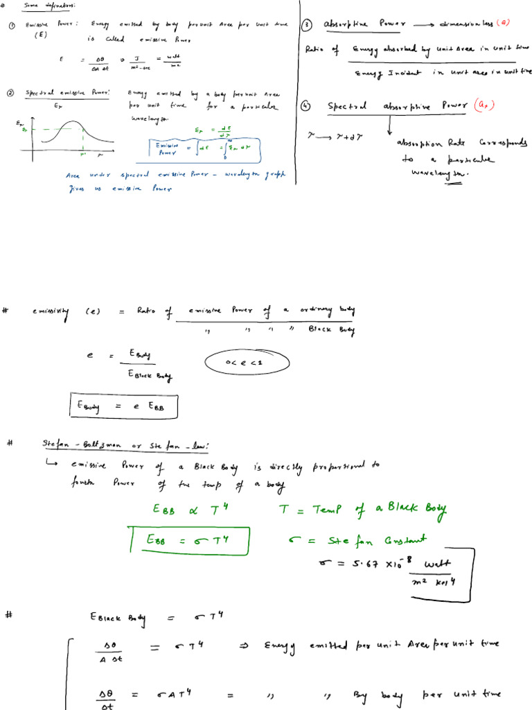 RADIATION Class Notes by Bhghffyb Hguvjj | PDF