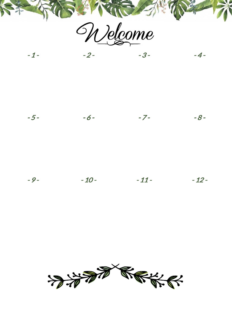 Wedding seating chart template templatelab pdf