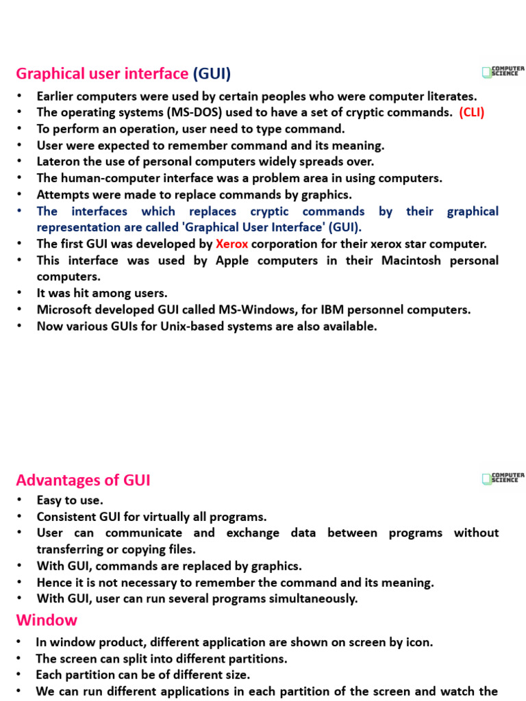 Understanding Graphical User Interfaces | PDF | Graphical User ...