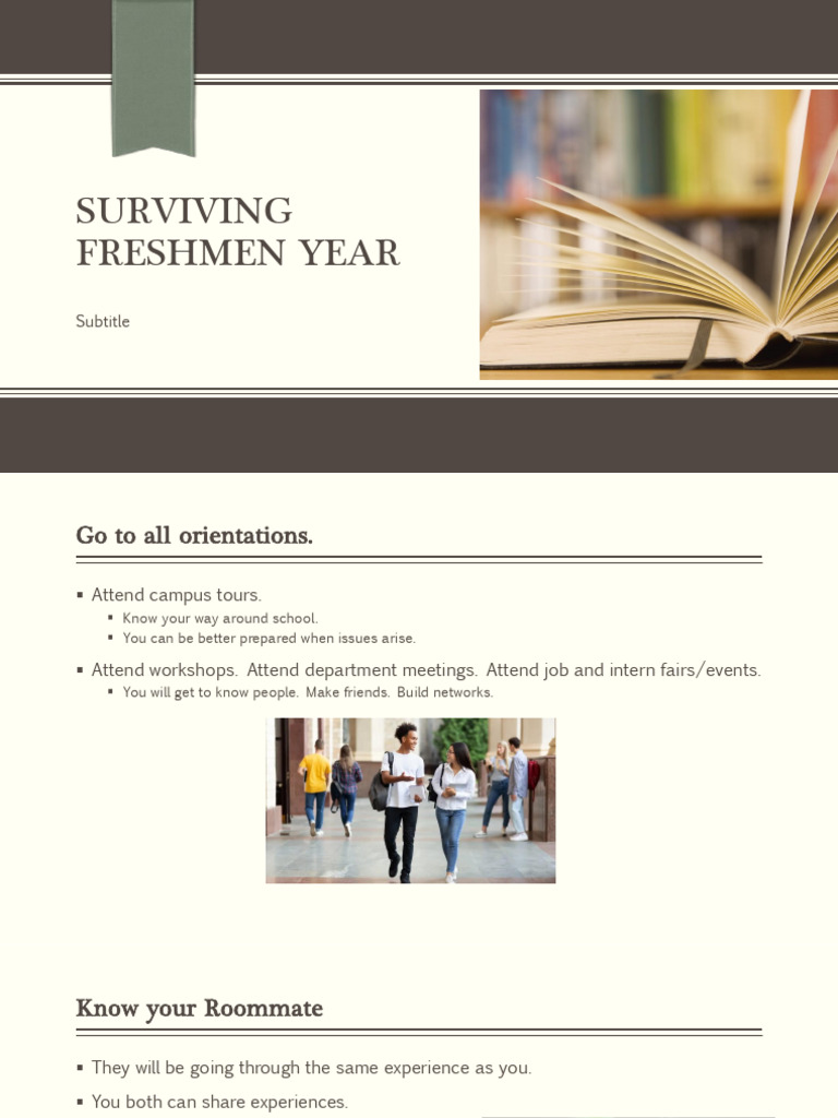 Essential Tips for Freshman Success | PDF