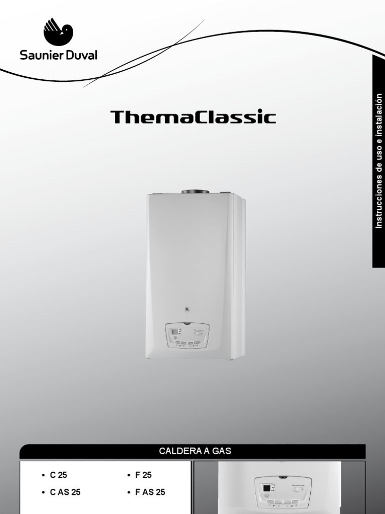 Инструкция saunier duval themaclassic