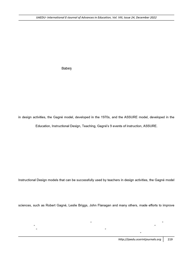 Instructional Design in Education Overview | PDF | Instructional Design ...