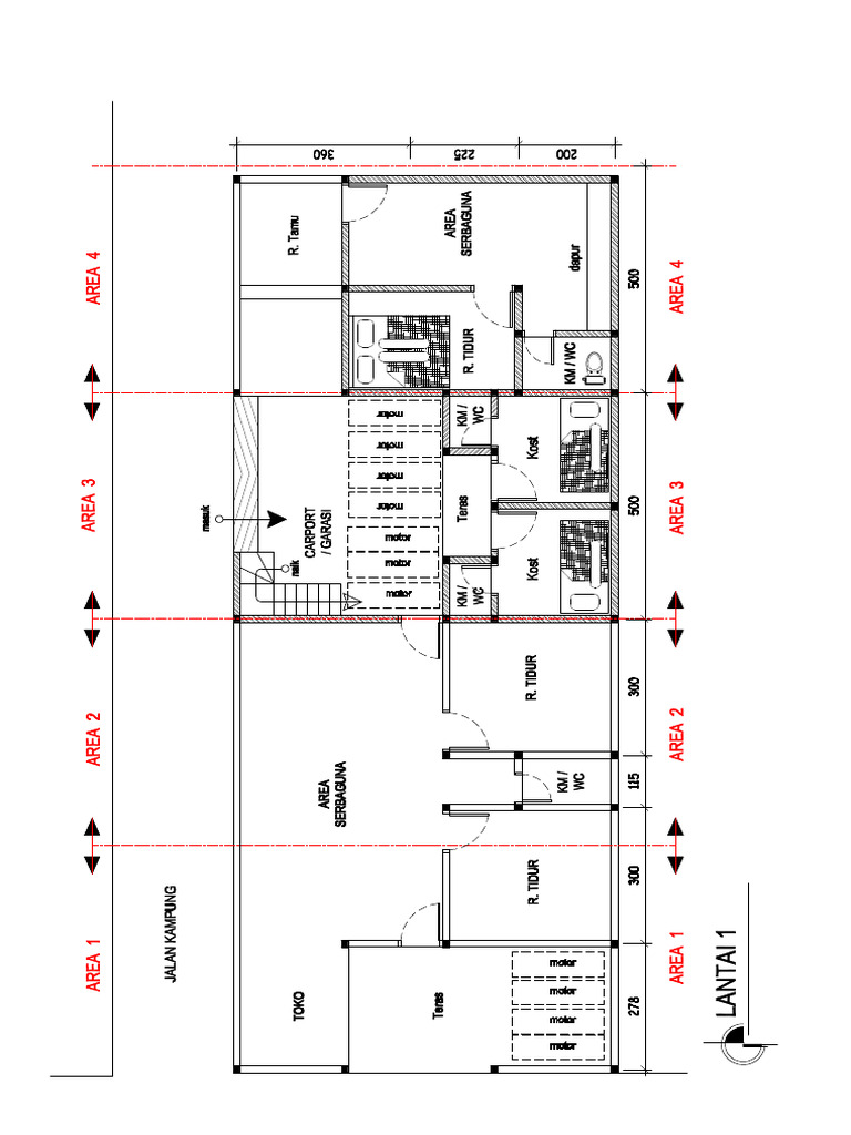 Denah 2 | PDF
