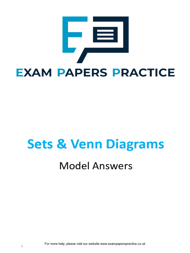Venn Diagrams and Set Theory Worksheets | PDF | Odds | Mathematics