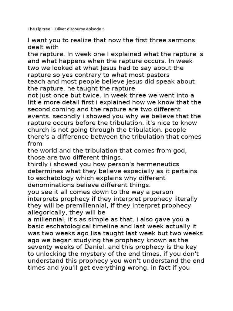 Understanding Daniel's 70 Weeks Prophecy | PDF | Rapture | Messiah