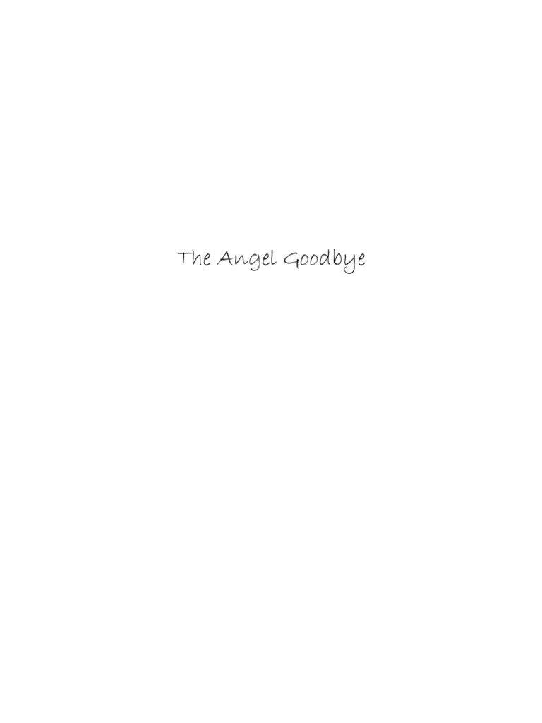 The Angel Goodbye | PDF | Fantasy | Fairy Tales