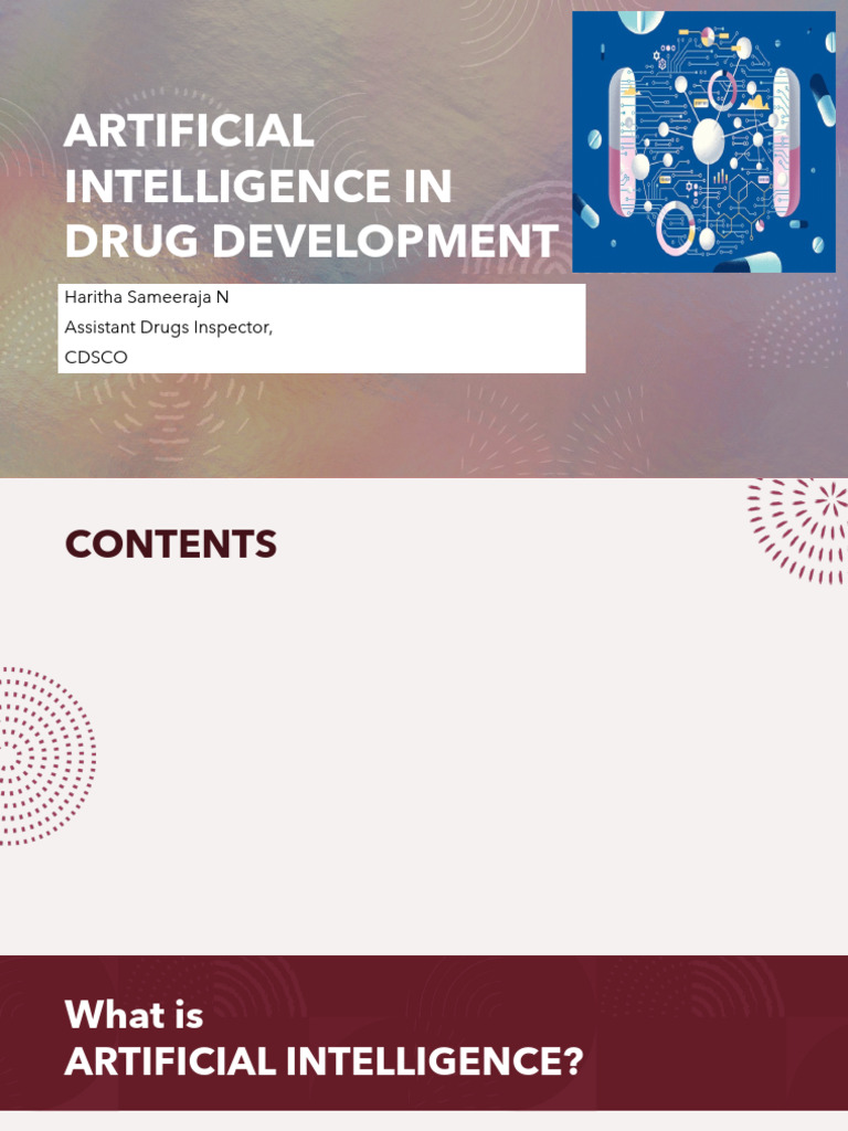AI in Drug Development PDF | PDF | Artificial Intelligence ...