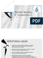 Materi Teknikal Meeting ITC4