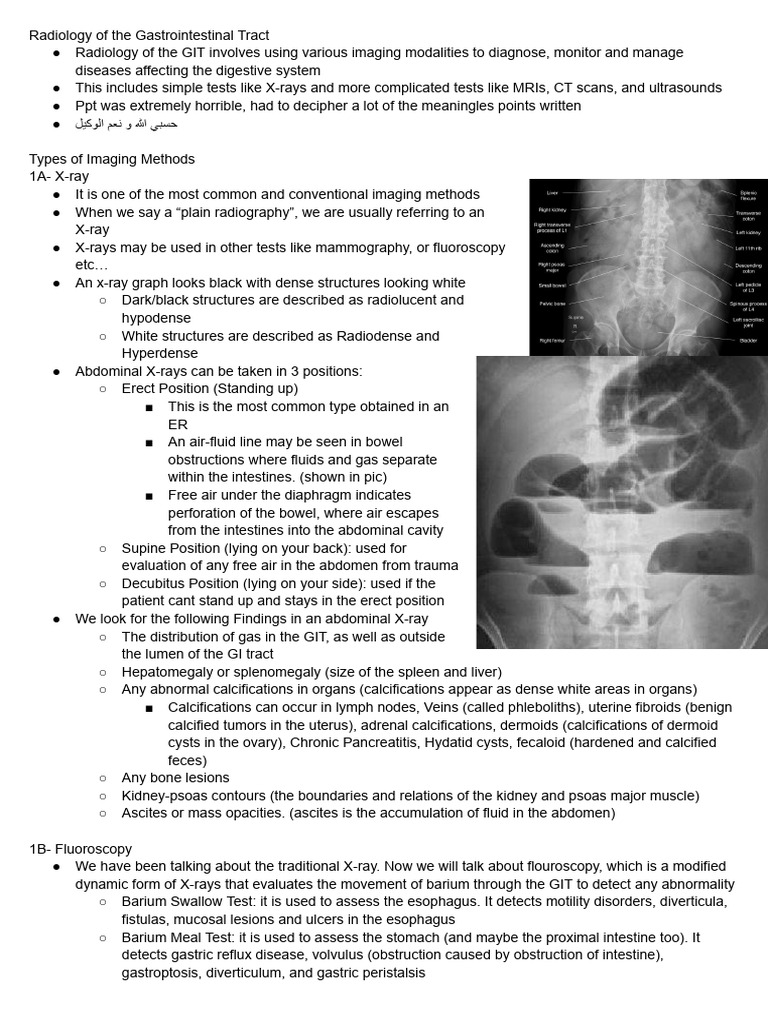 Gastrointestinal Radiology Guide | PDF | Angiography | Radiology