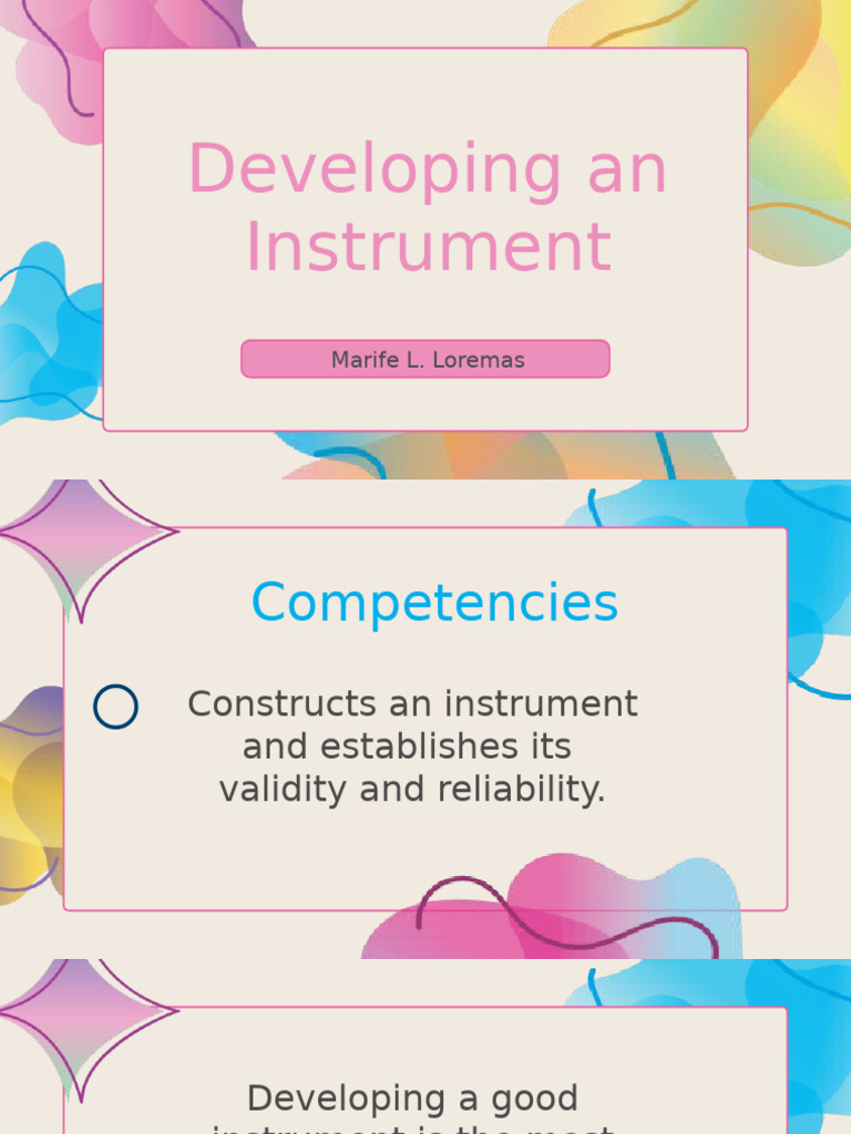 Creating Valid Research Instruments | PDF | Questionnaire | Question