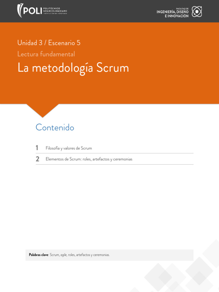 Metodología Scrum: Roles y Elementos Clave | PDF | Scrum (desarrollo de ...