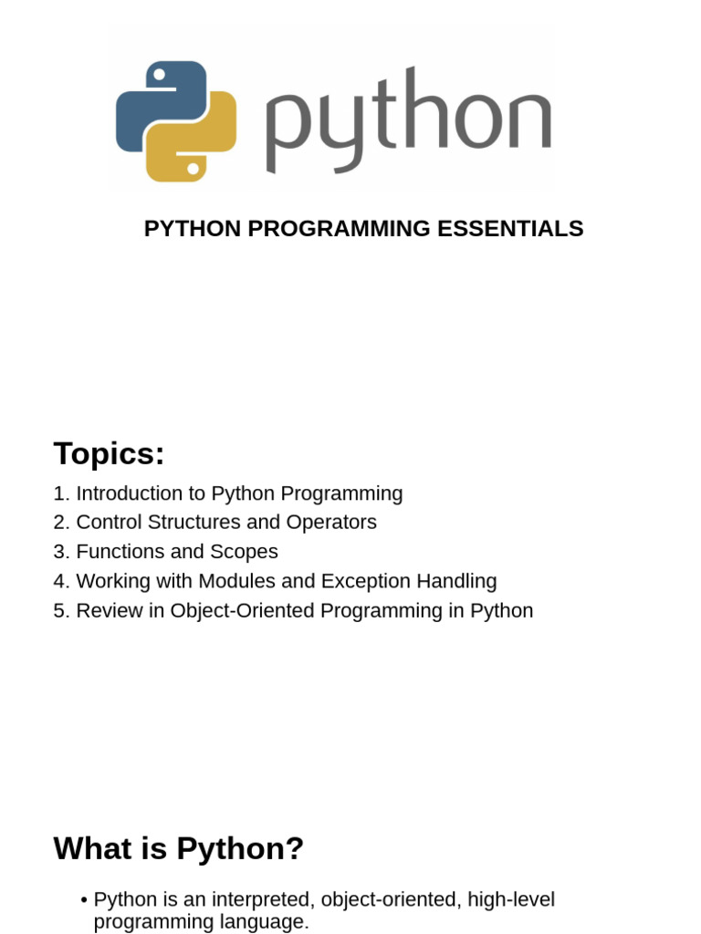 Day1 - M | PDF