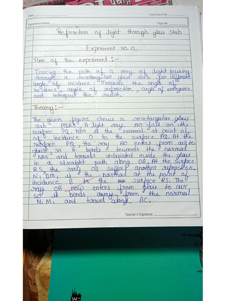 Practical File of Physics of Class 10 | PDF