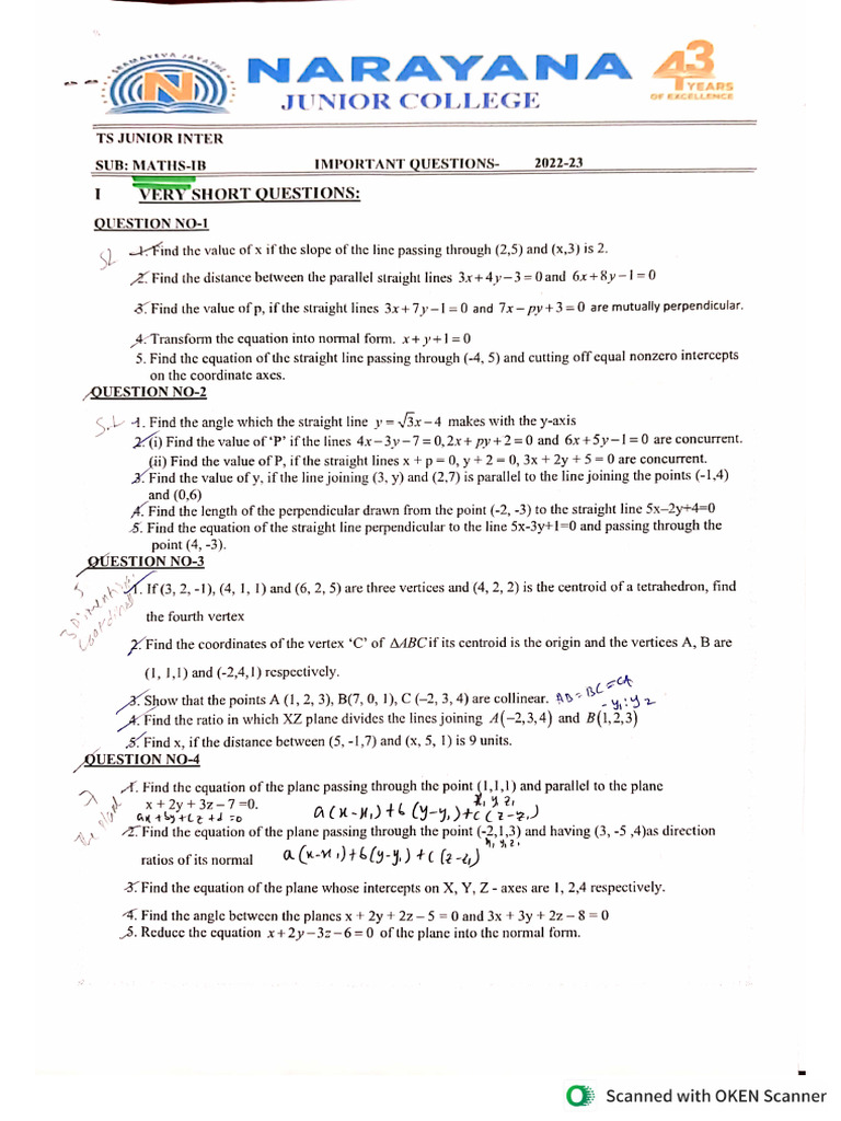 New Important Questions Maths | PDF