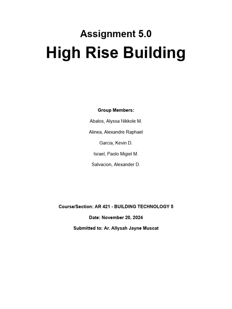 High-Rise Buildings: Design, Uses, and Impact | PDF | Concrete ... - High-Rise Building Design And Technology