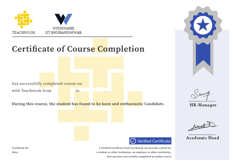 Course Completion Certificate | PDF