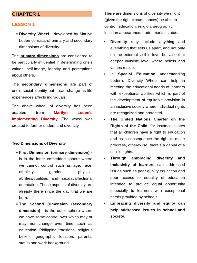 ProfEd 604 Midterm Reviewer | PDF | Special Education | Disability