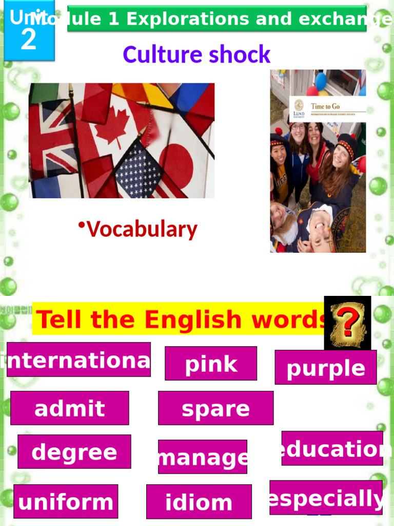 Unit+2+Culture+shock(Vocabulary+)+课件+2021-2022学年牛津深圳版英语九年级下册 | PDF