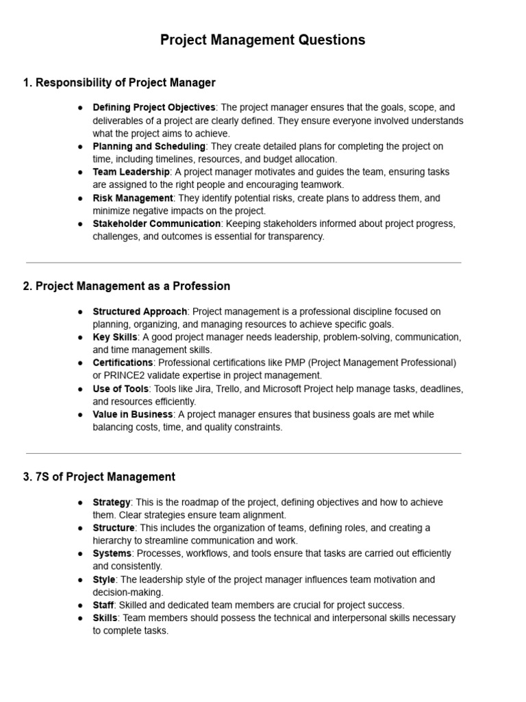 Essential Project Management Insights | PDF | Project Management ...