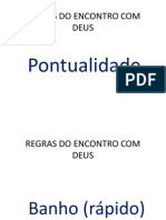 Regras Encontro Deus