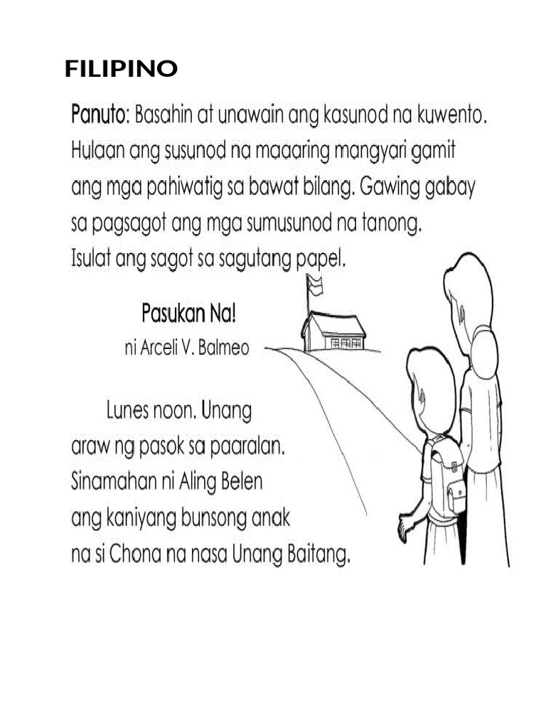 FILIPINO Assignment Oct 17 2024 | PDF